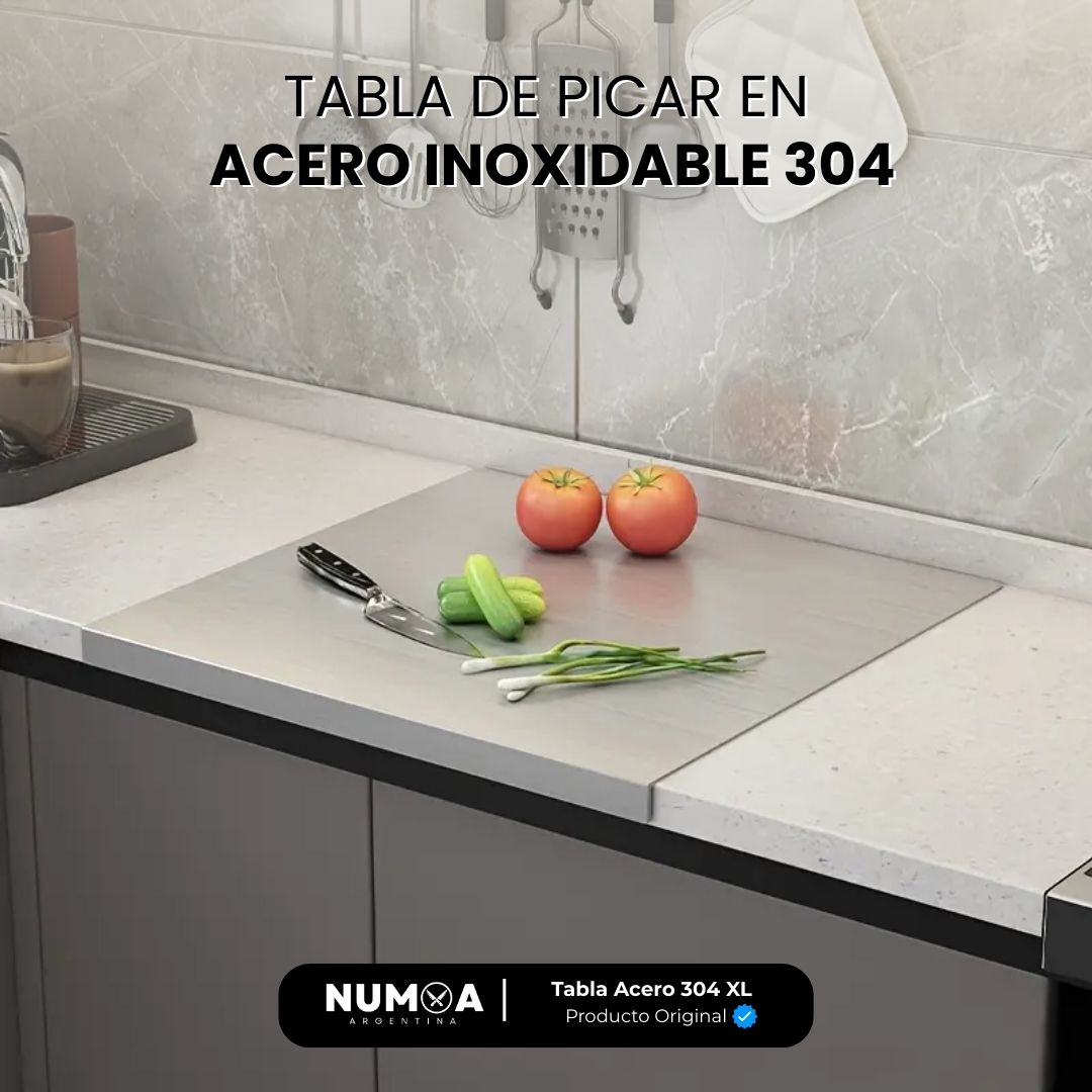 Tabla de Picar de Acero Inoxidable 304